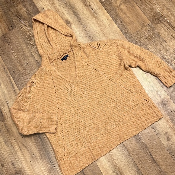 American Eagle 🦅 Jegging Fit oversized Wool Blend Sweater, Khaki, Size XL - EUC - Picture 3 of 10
